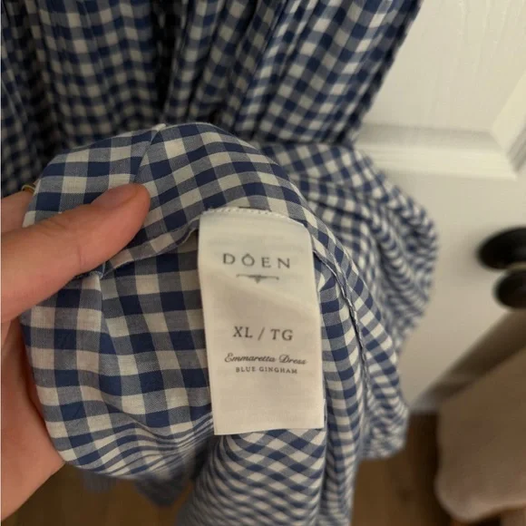 DÔEN Emmaretta Gingham Print [comfortably fits sizes M to XL] - Picture 3 of 6